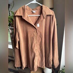 Sunbelt Tan Collared Button-Up Jacket